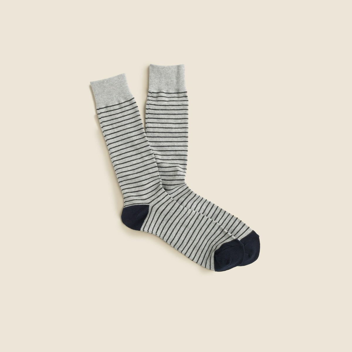 Men Tipped microstripe socks - J.Crew