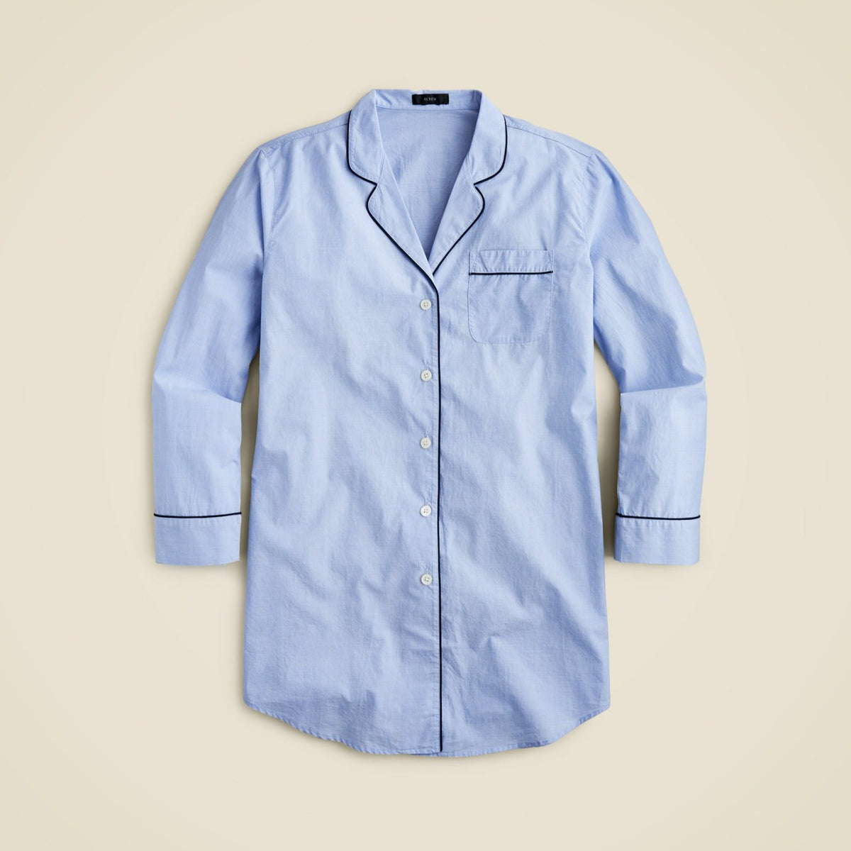 Women End-on-end cotton nightshirt - J.Crew