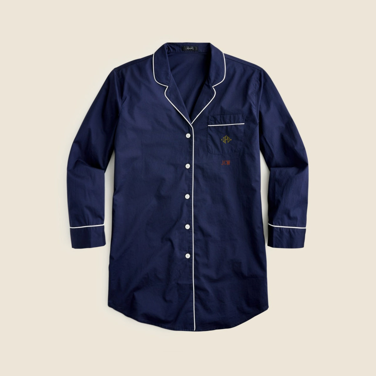 Women End-on-end cotton nightshirt - J.Crew