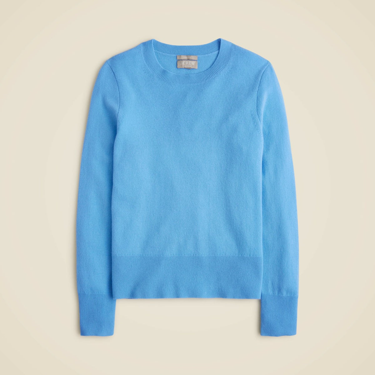 Women Cashmere classic-fit crewneck sweater - J.Crew