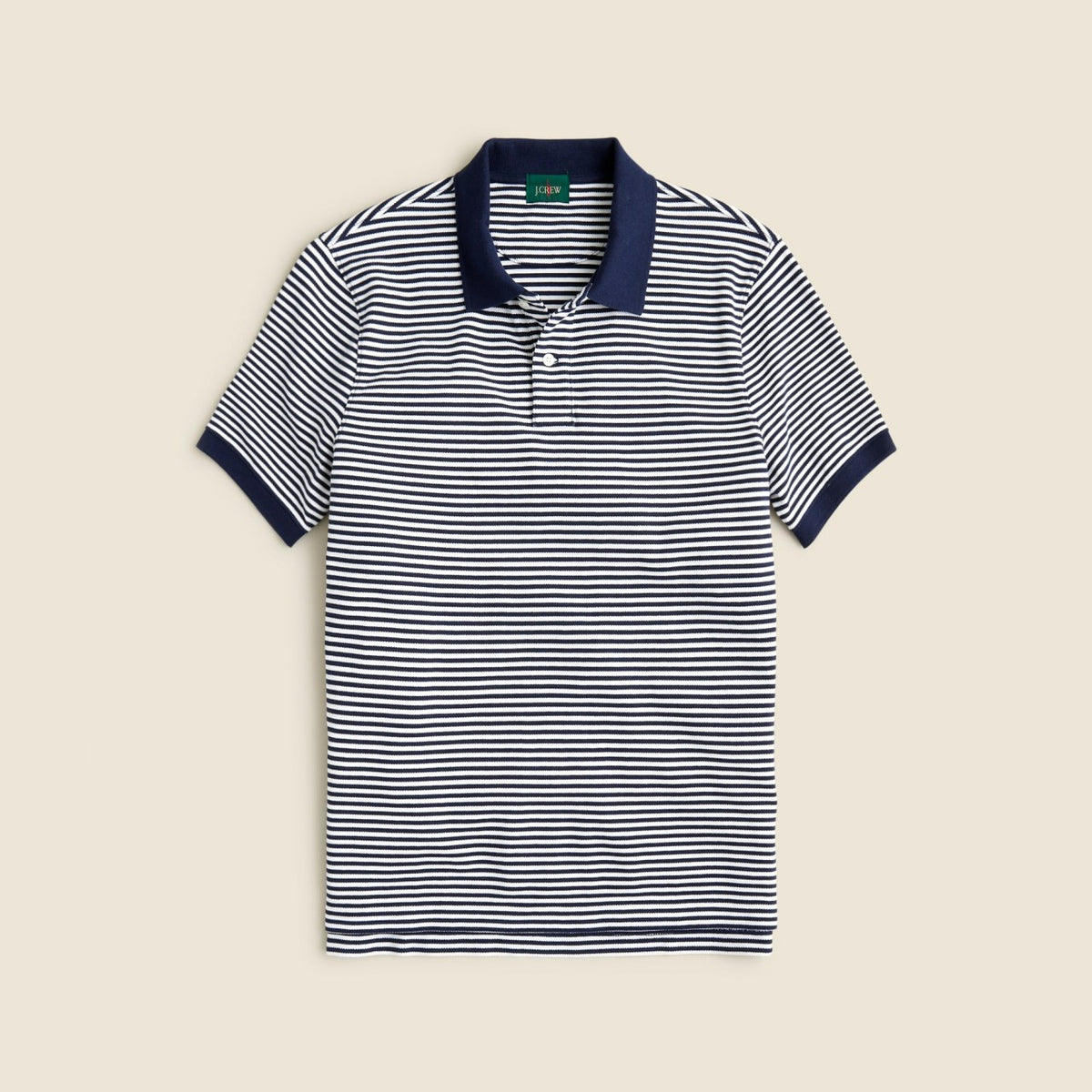 Men Piqué polo shirt in stripe - J.Crew