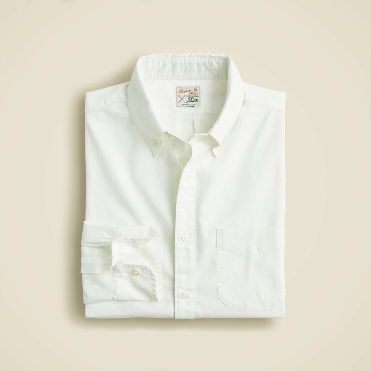 Men Broken-in organic cotton oxford shirt - J.Crew