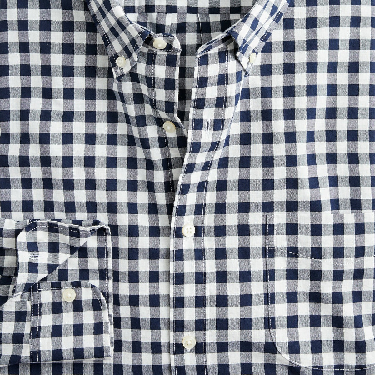 Men Secret Wash organic cotton poplin shirt - J.Crew