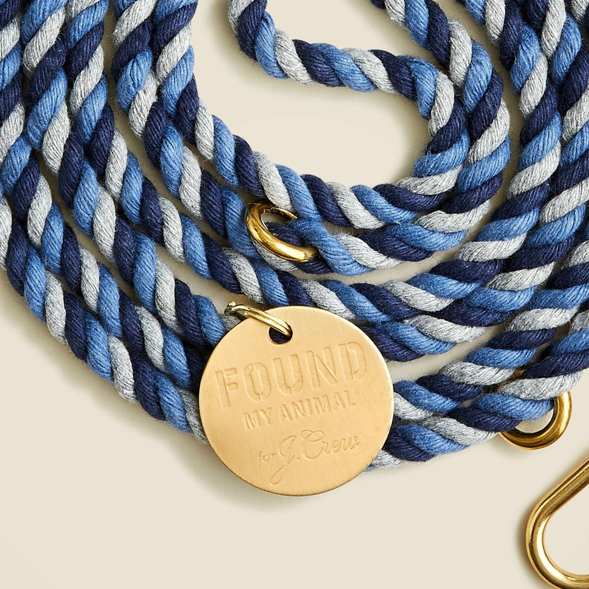 Men Found My Animal™ X J.Crew adjustable rope leash - J.Crew