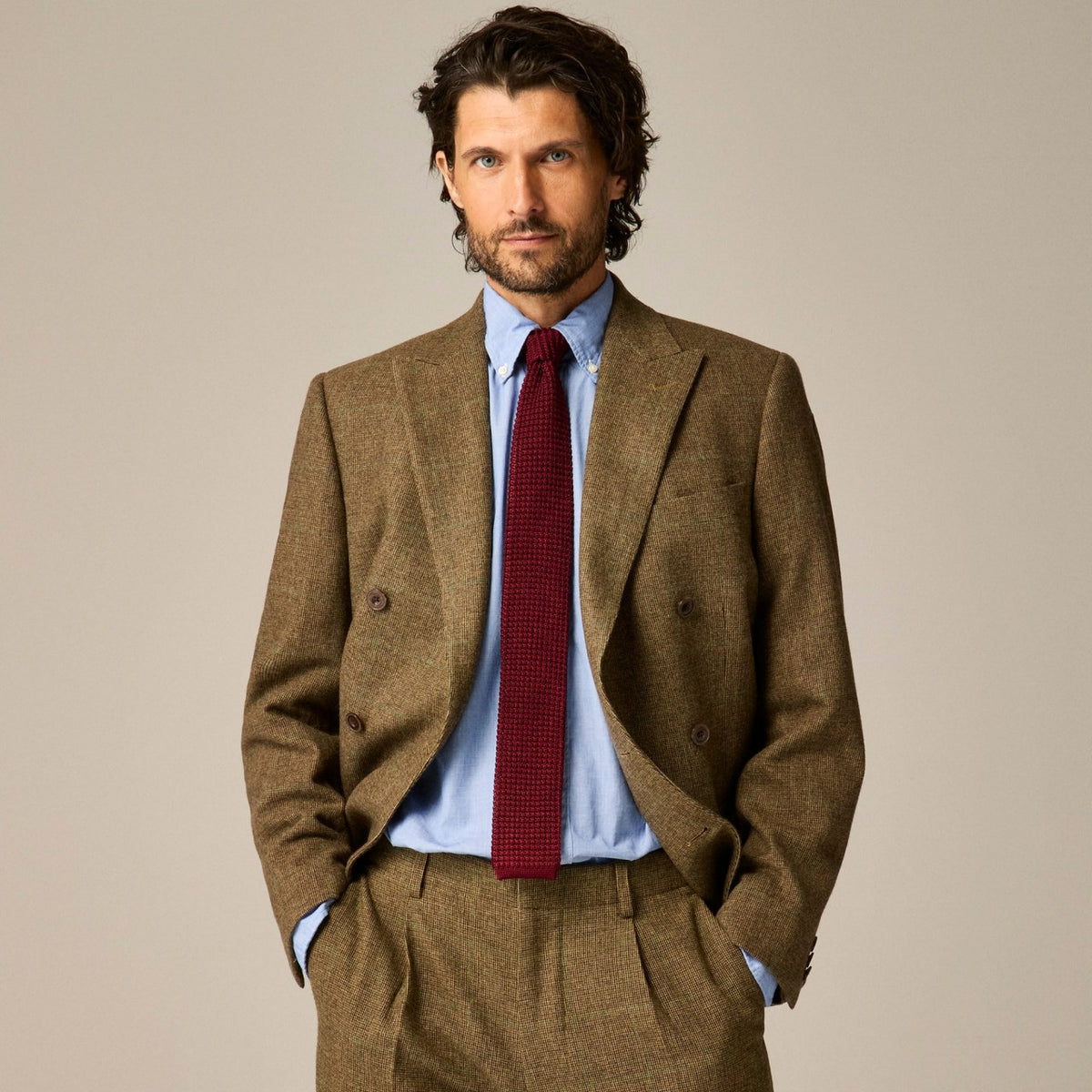 Men Silk knit tie - J.Crew