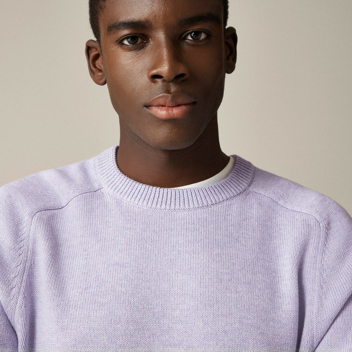 Men Heritage cotton crewneck sweater - J.Crew