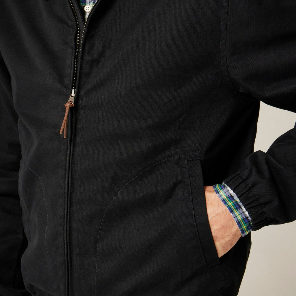 Men Harrington jacket in cotton twill - J.Crew