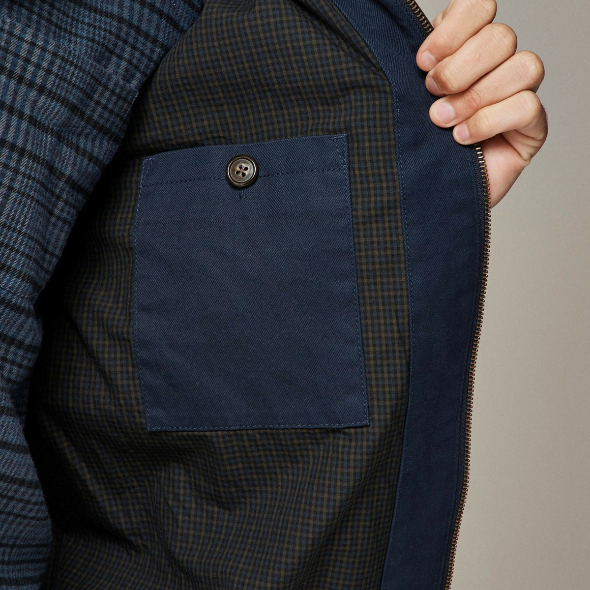 Men Harrington jacket in cotton twill - J.Crew