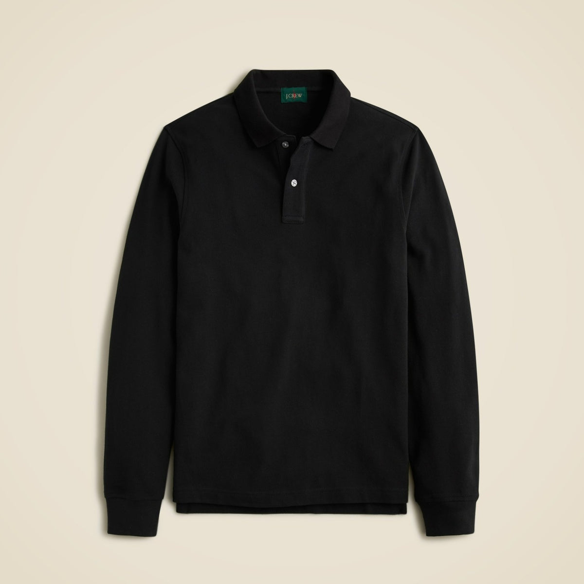 Men Long-sleeve classic piqué polo shirt - J.Crew