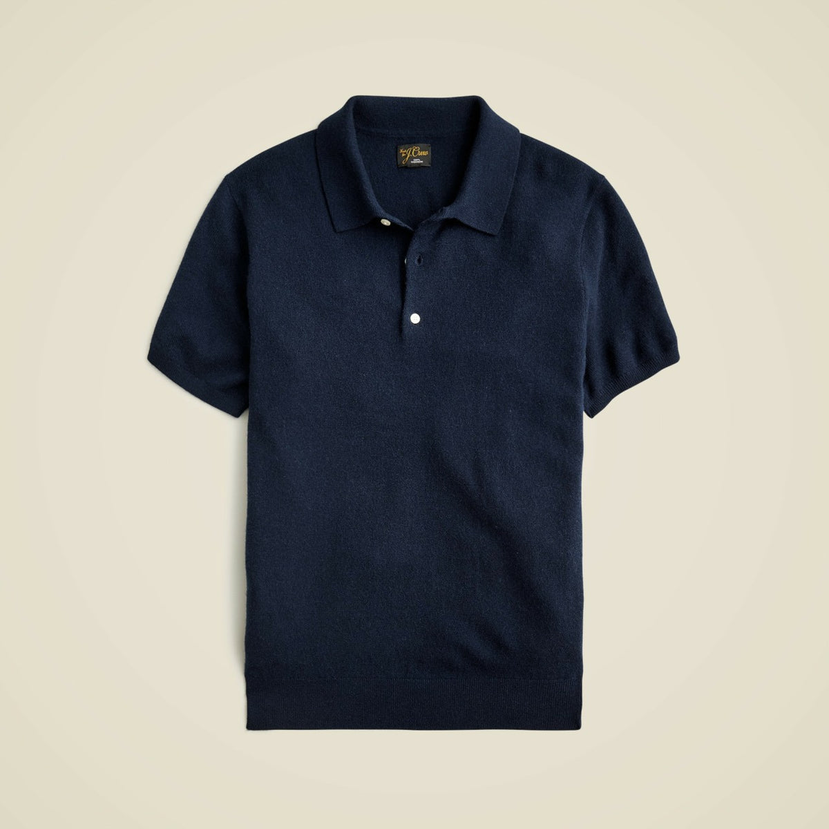 Men Cashmere short-sleeve sweater-polo - J.Crew