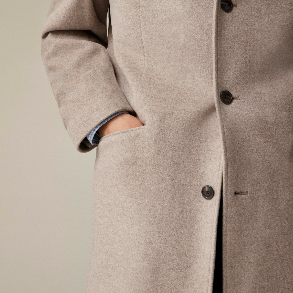Men Rivington topcoat in Italian wool blend - J.Crew