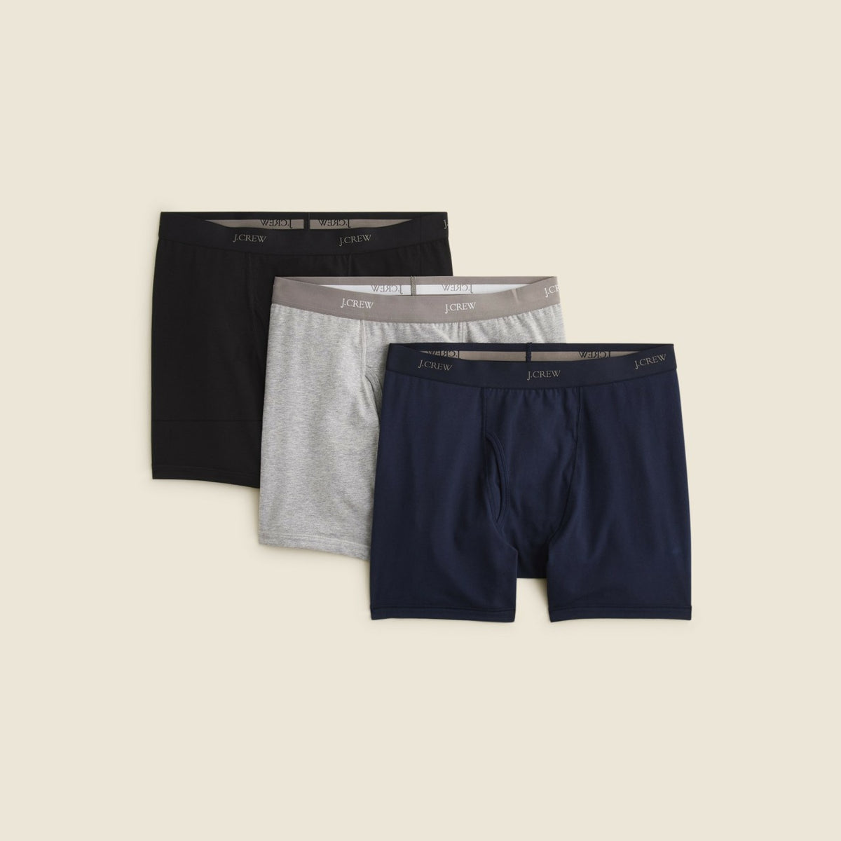 Men Stretch 4'' boxer briefs three-pack - J.Crew
