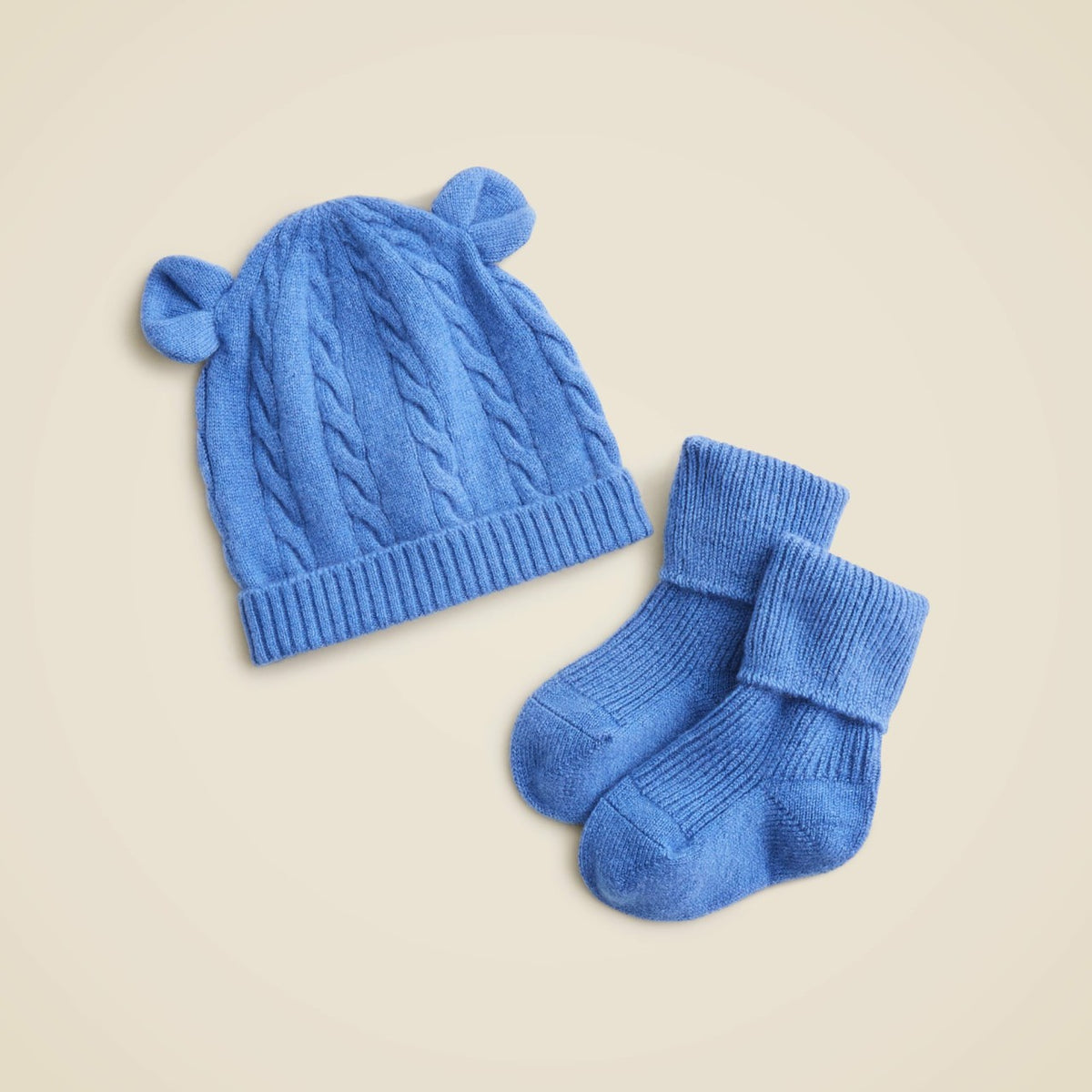 Kids Limited-edition baby cashmere beanie and booties set - J.Crew