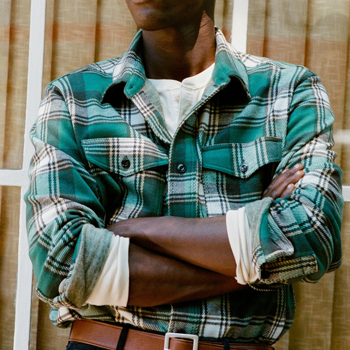 Men Seaboard soft-knit shirt in plaid - J.Crew