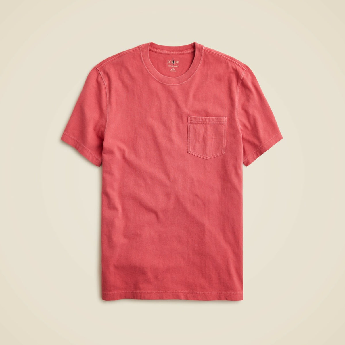 Men Vintage-wash cotton pocket T-shirt - J.Crew