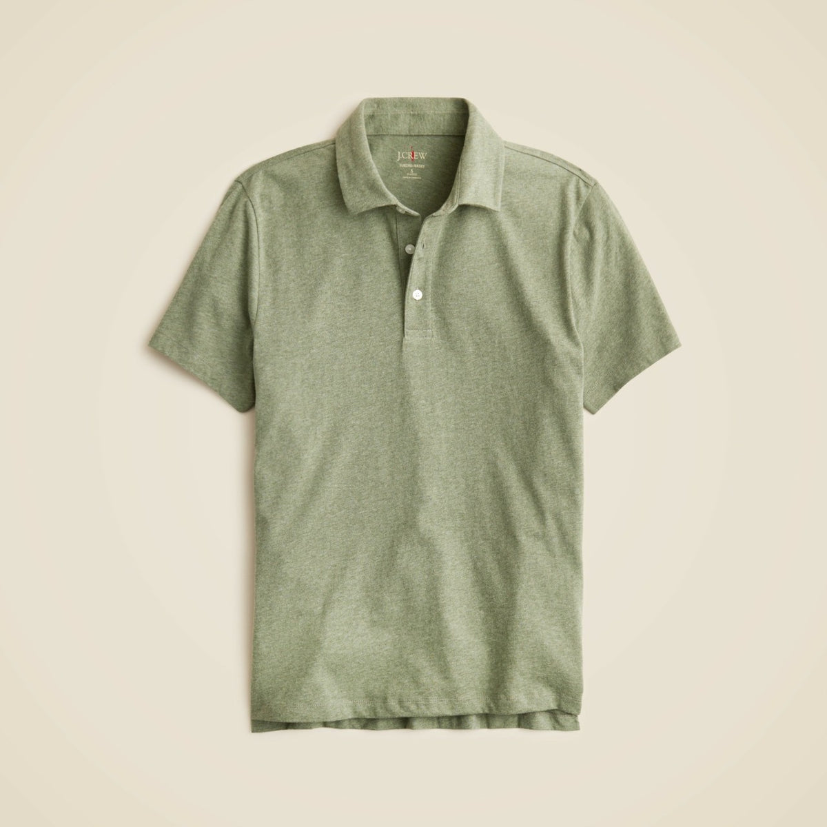 Men Sueded cotton polo shirt - J.Crew