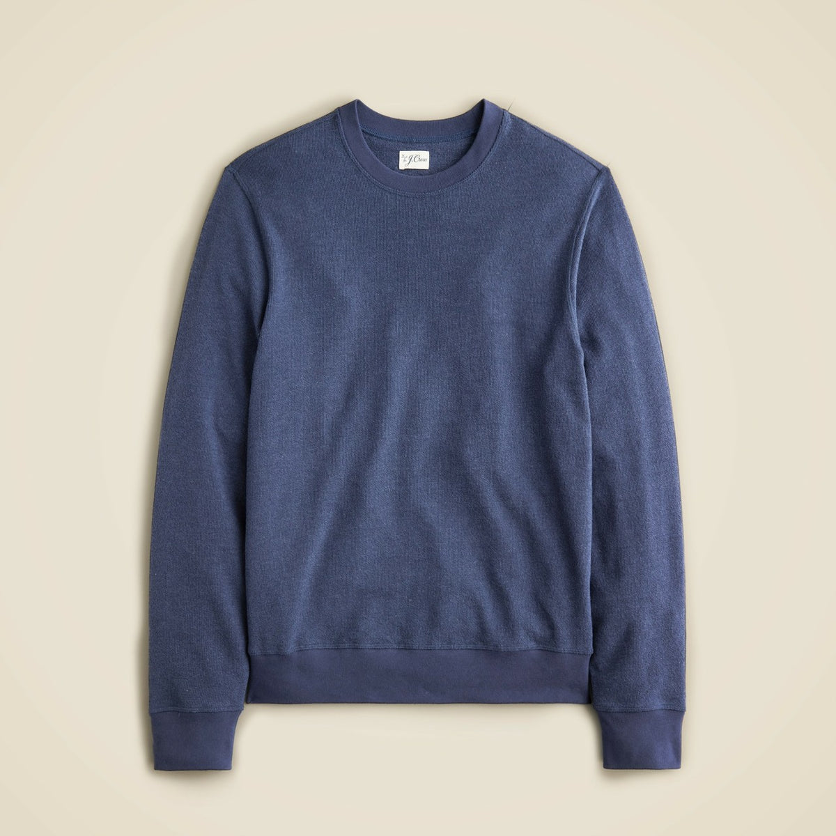Men Long-sleeve textured sweater-tee - J.Crew