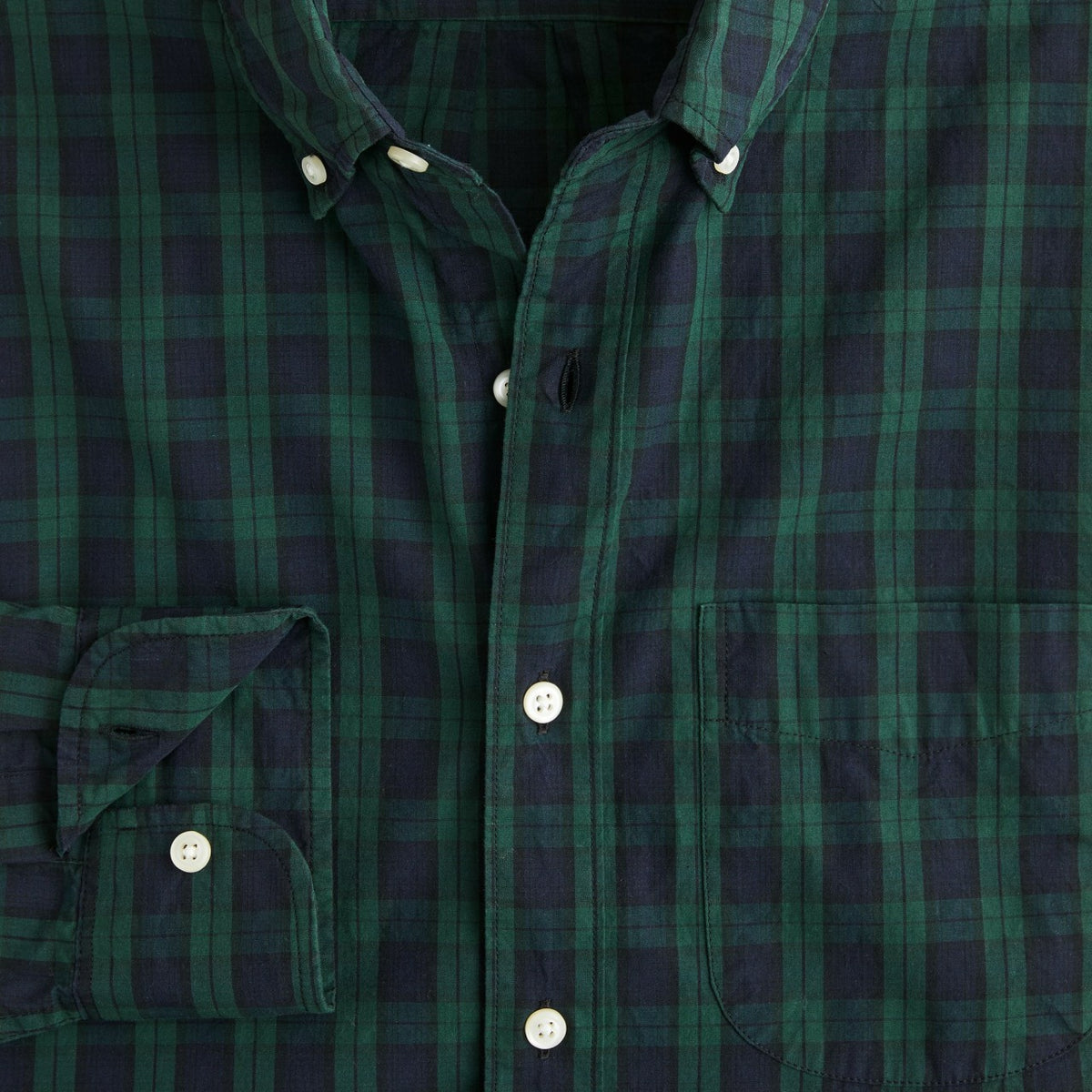 Men Secret Wash cotton poplin shirt - J.Crew