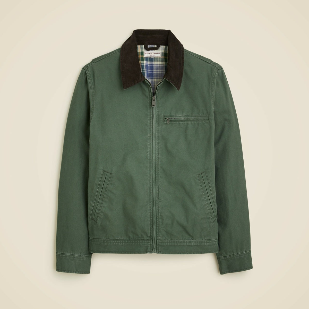 Men Wallace & Barnes lightweight canvas work jacket - J.Crew