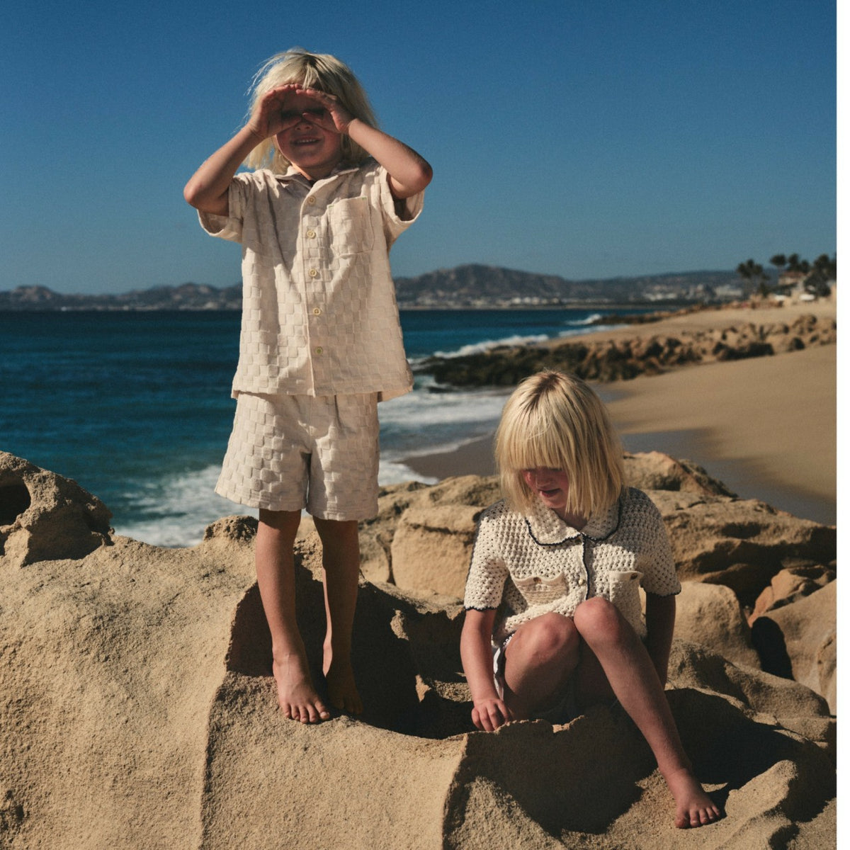 Kids Kids' pull-on short in terry jacquard - J.Crew