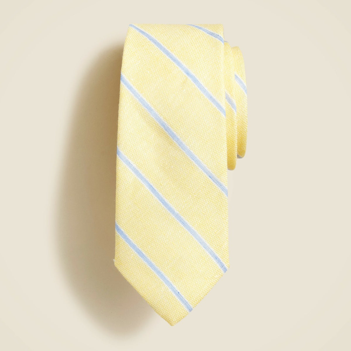 Men Italian linen tie in stripe - J.Crew