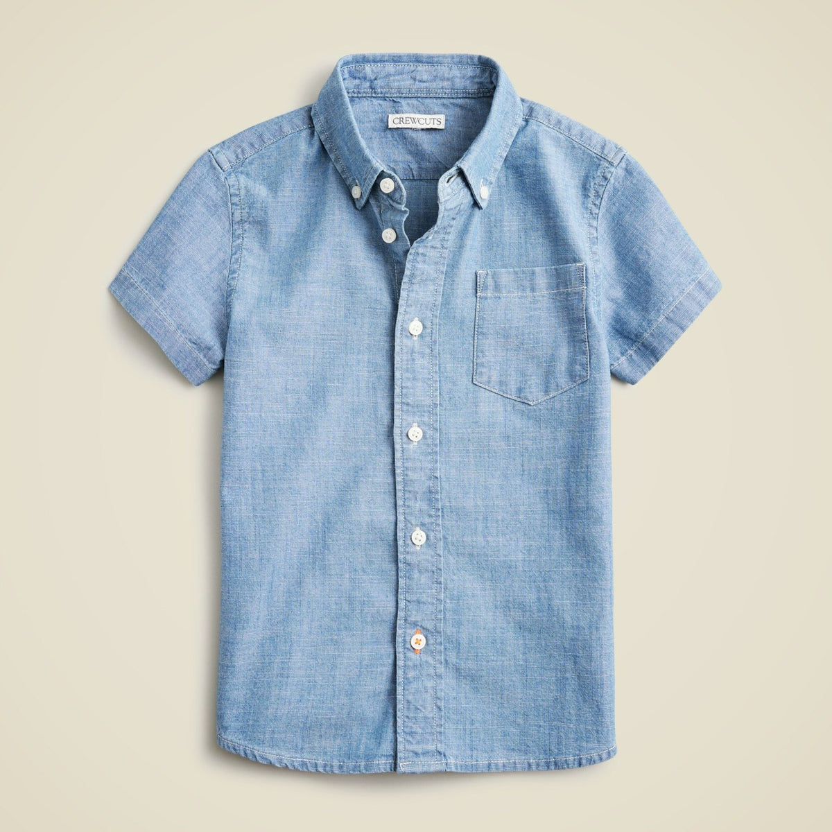 Kids Kids' short-sleeve chambray shirt - J.Crew