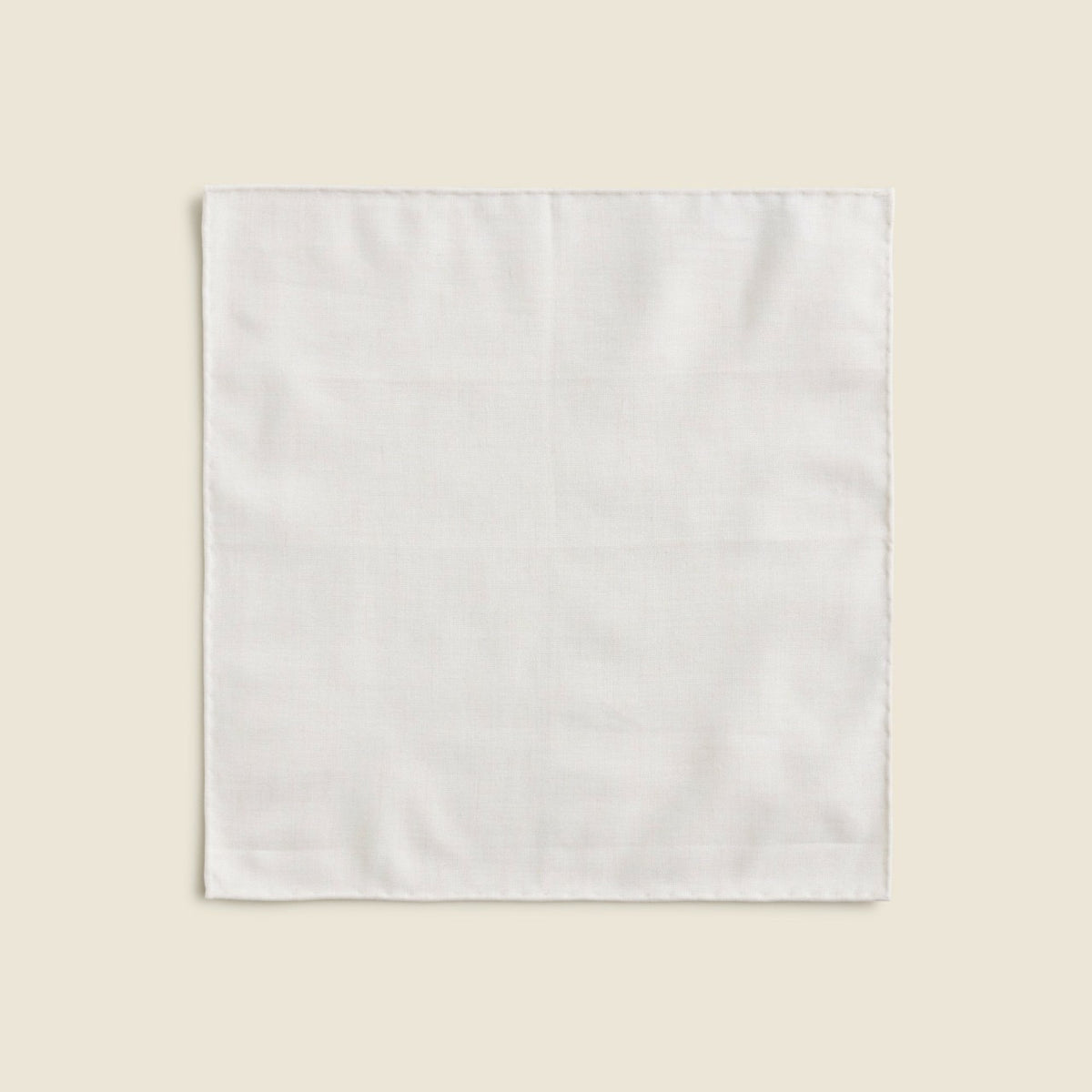 Men Baird McNutt Irish cotton-linen blend pocket square - J.Crew