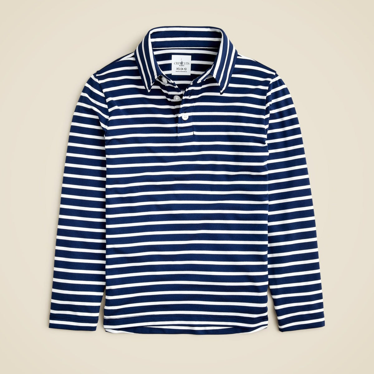 Kids Kids' long-sleeve tech polo shirt - J.Crew