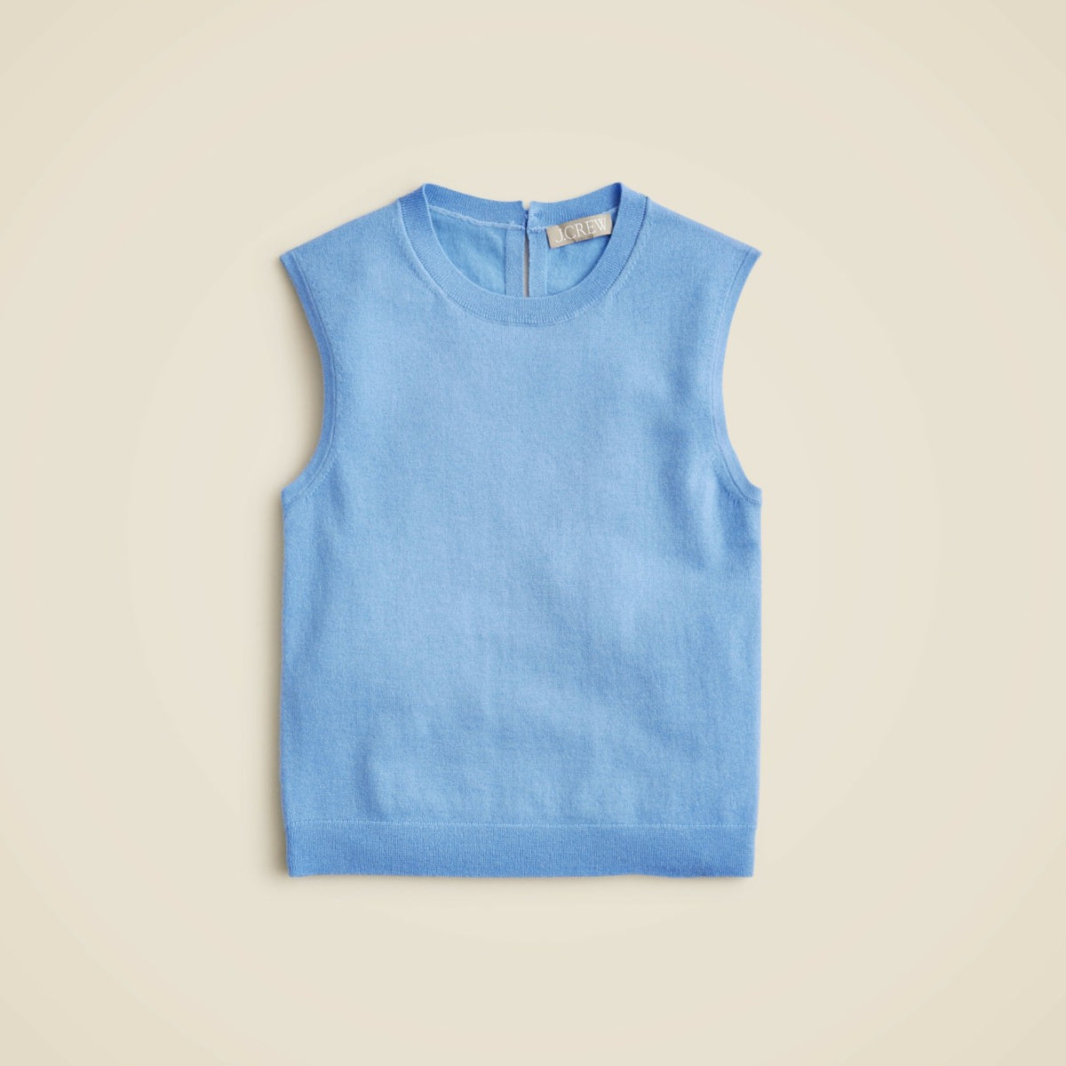 Women Featherweight cashmere-blend cropped sweater shell - J.Crew