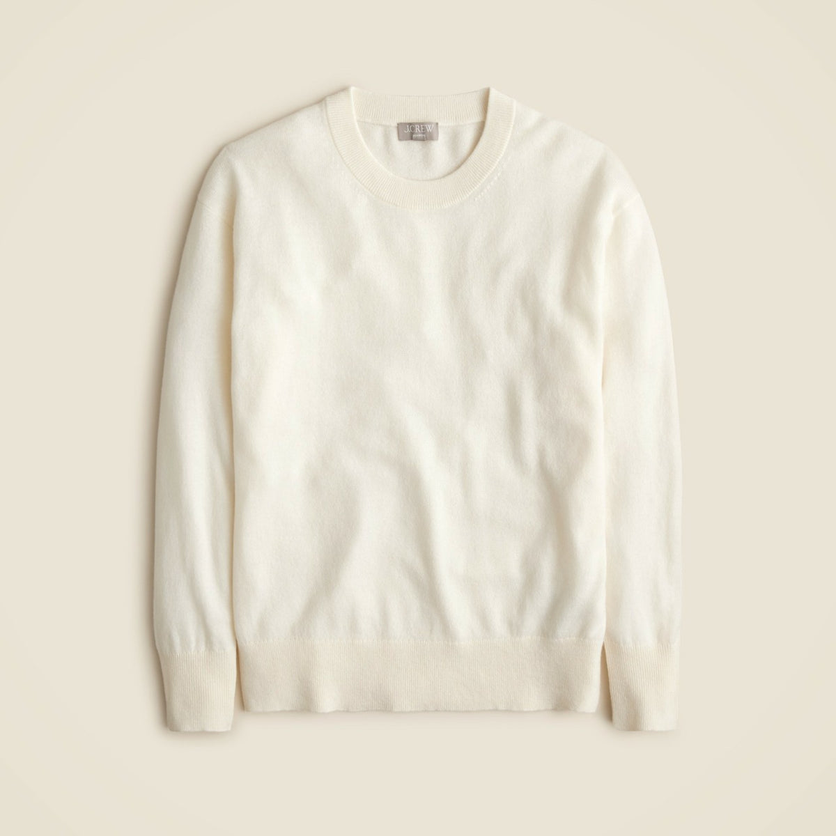 Women Cashmere relaxed crewneck sweater - J.Crew