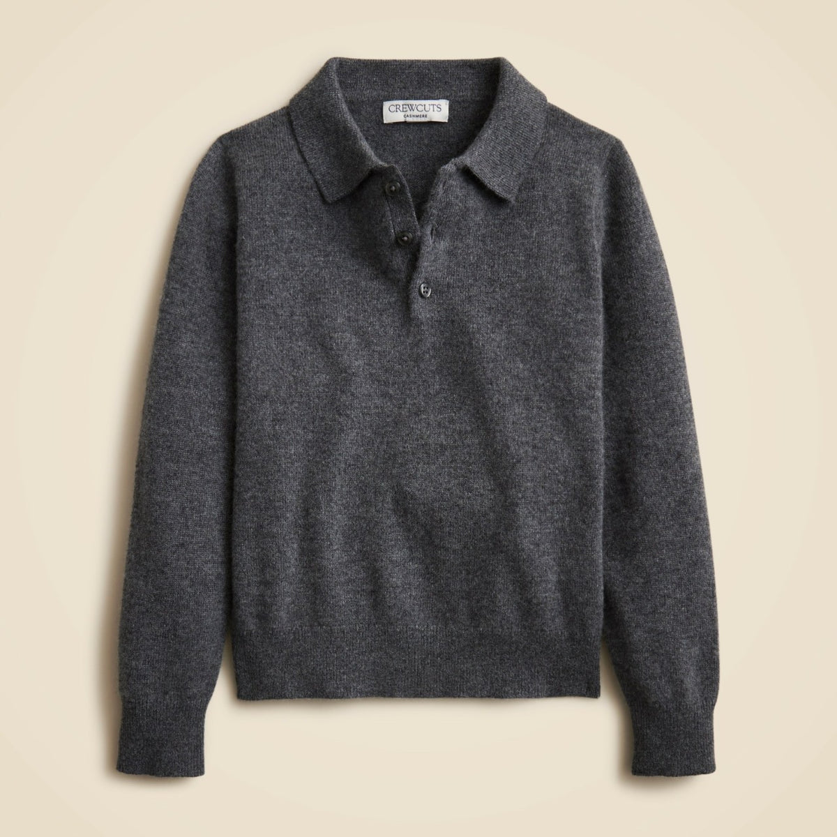 Kids Kids' cashmere collared pullover - J.Crew