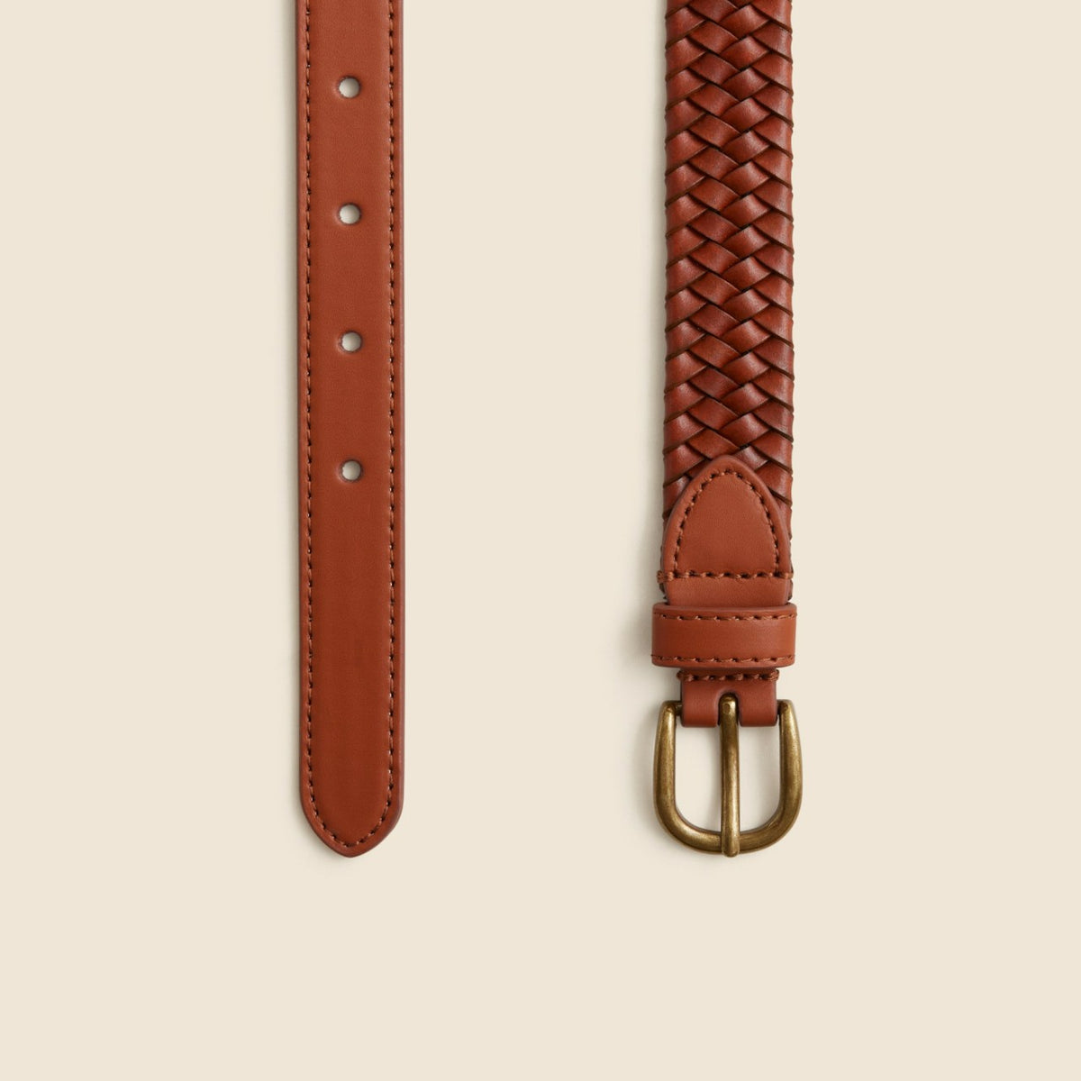 Kids Kids' stretchy woven leather belt - J.Crew