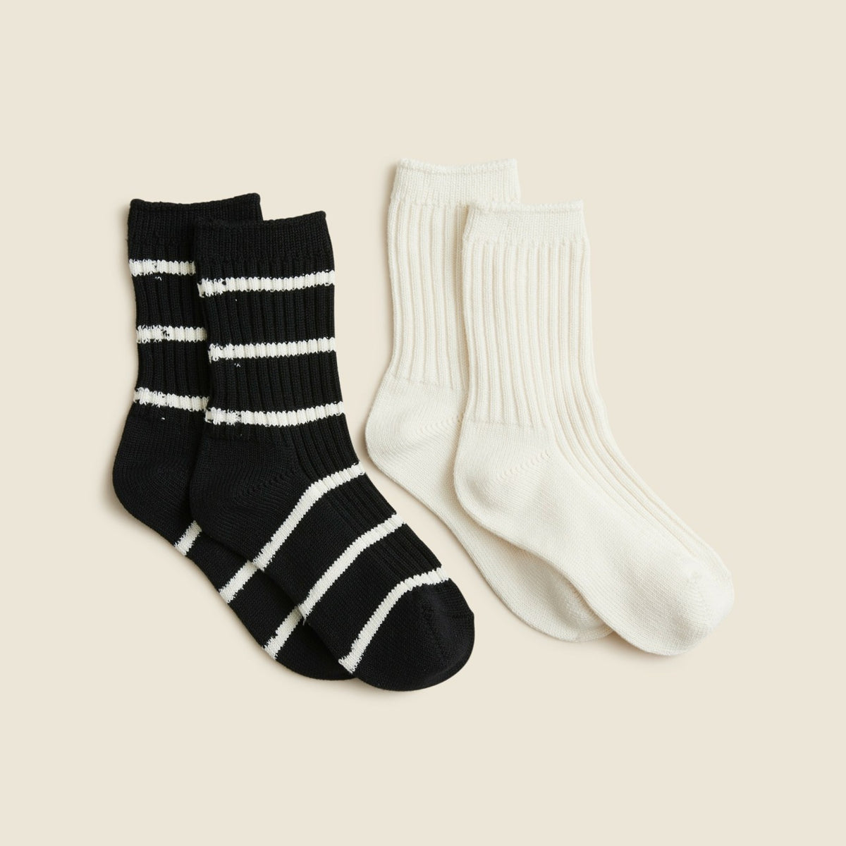 Kids Kids' striped knit socks three-pack - J.Crew
