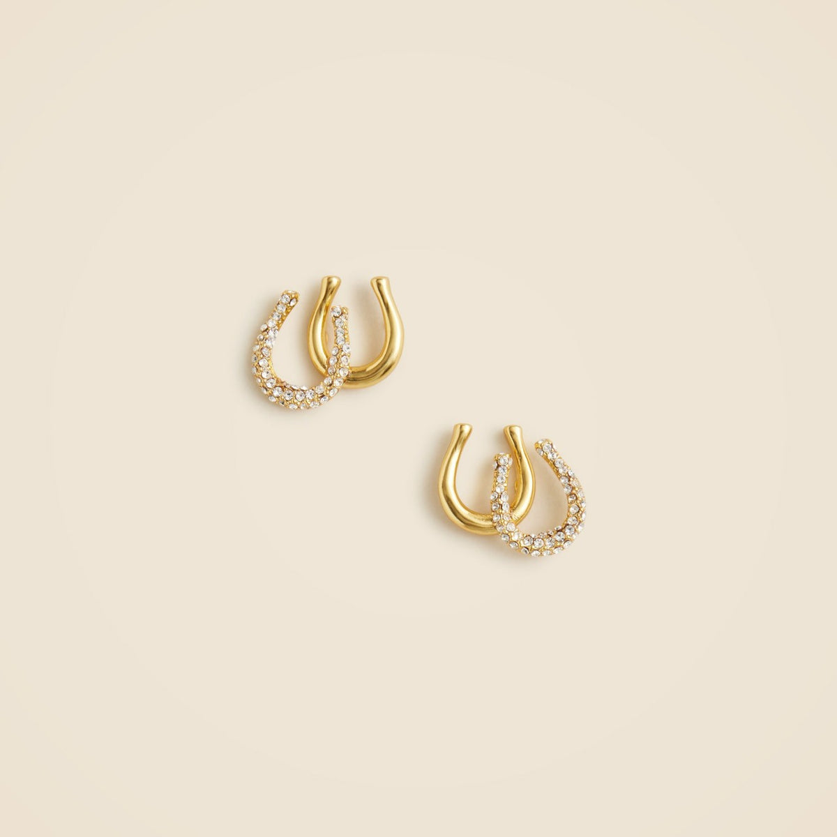 Women Horseshoe stud earrings - J.Crew