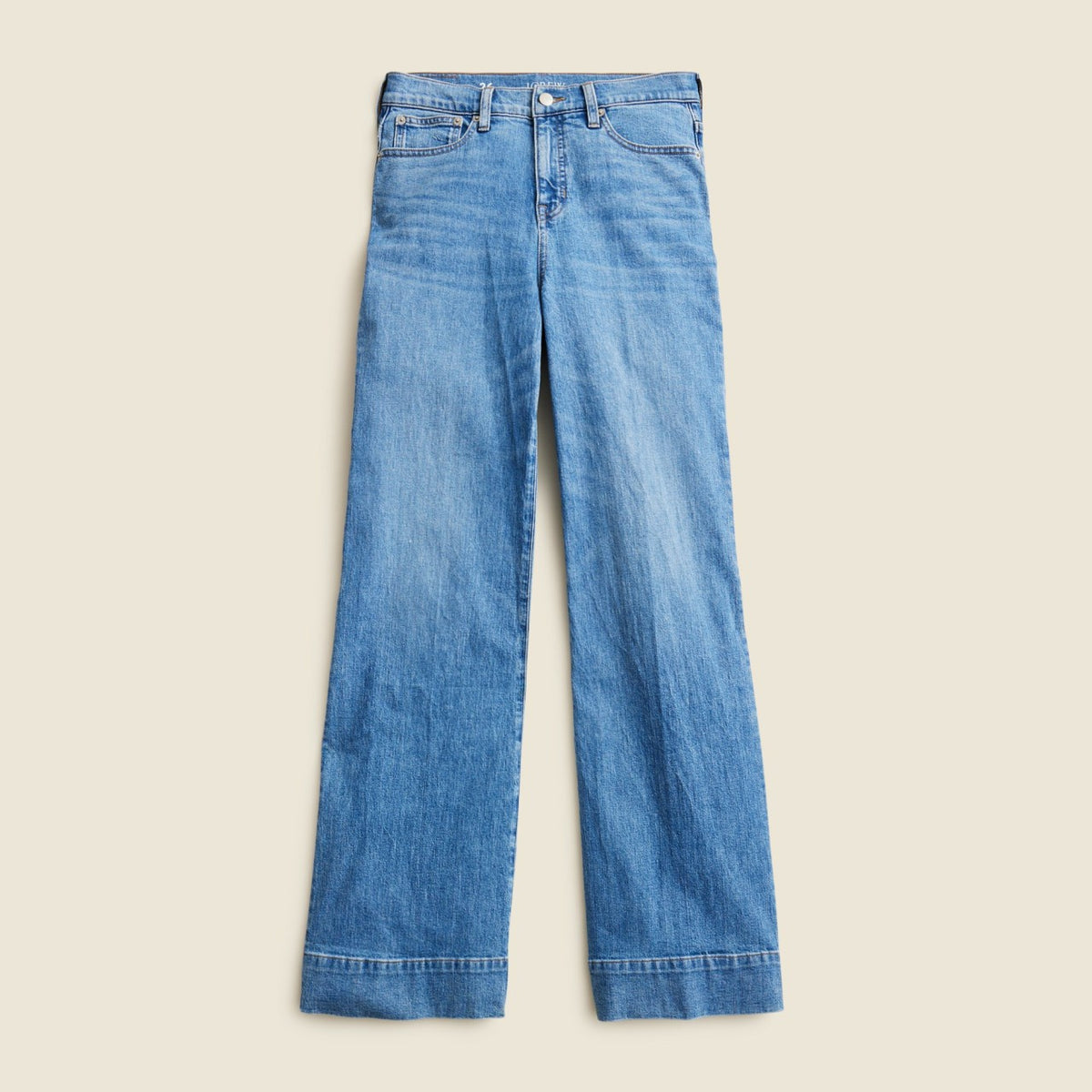 Women High-rise denim trouser jean - J.Crew