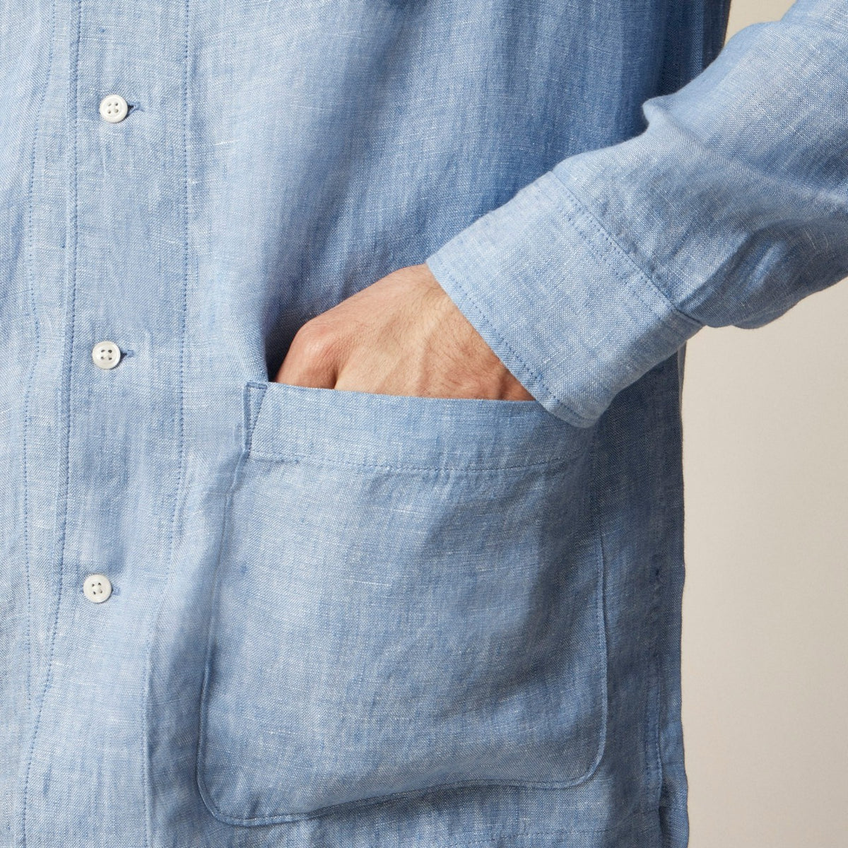 Men Baird McNutt Irish linen camp-collar shirt - J.Crew