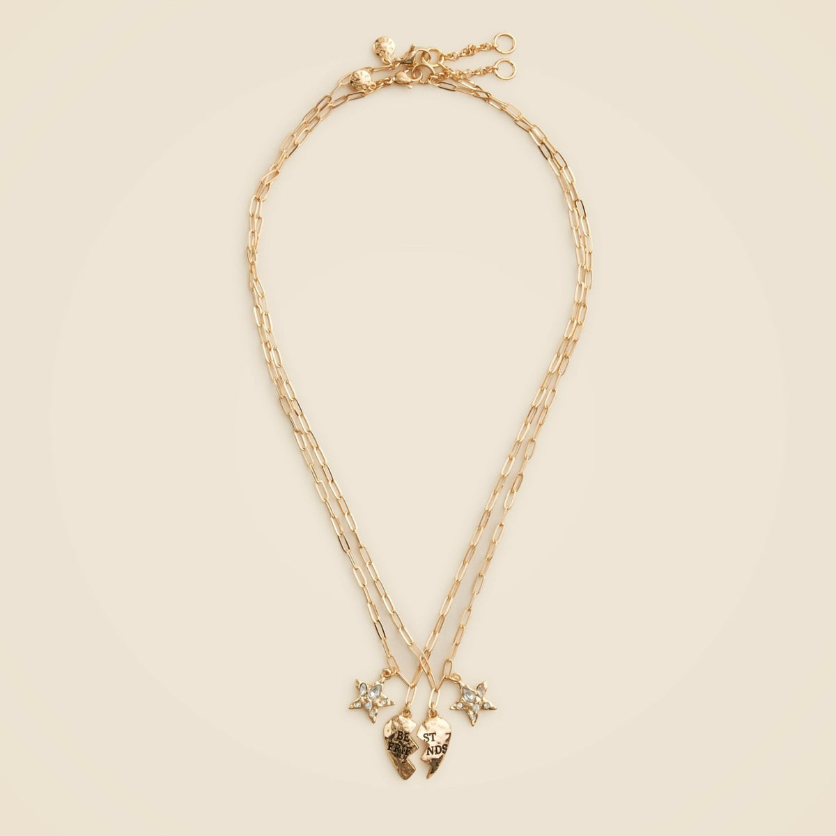 Kids Girls' beaded friendship necklaces set-of-two - J.Crew