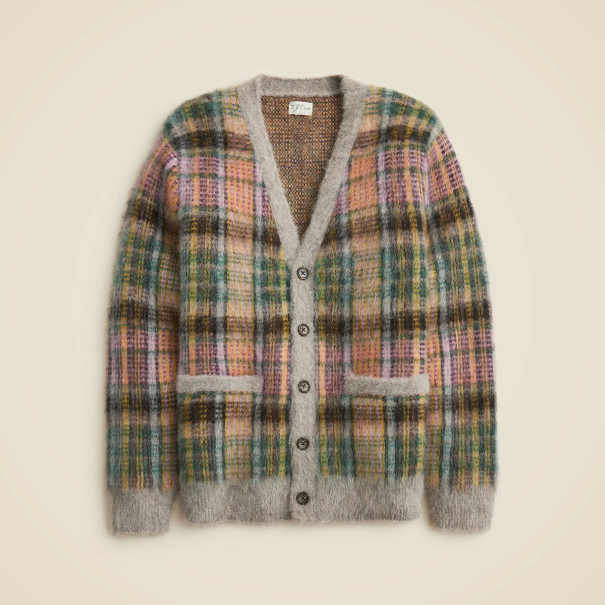Men Alpaca-blend V-neck cardigan - J.Crew