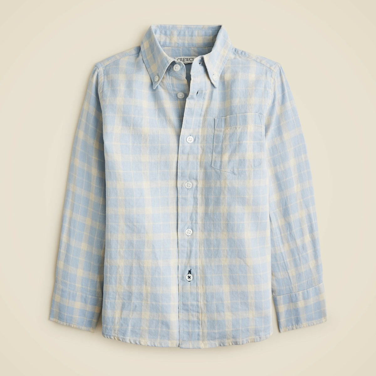 Kids Kids' button-down linen-blend shirt - J.Crew