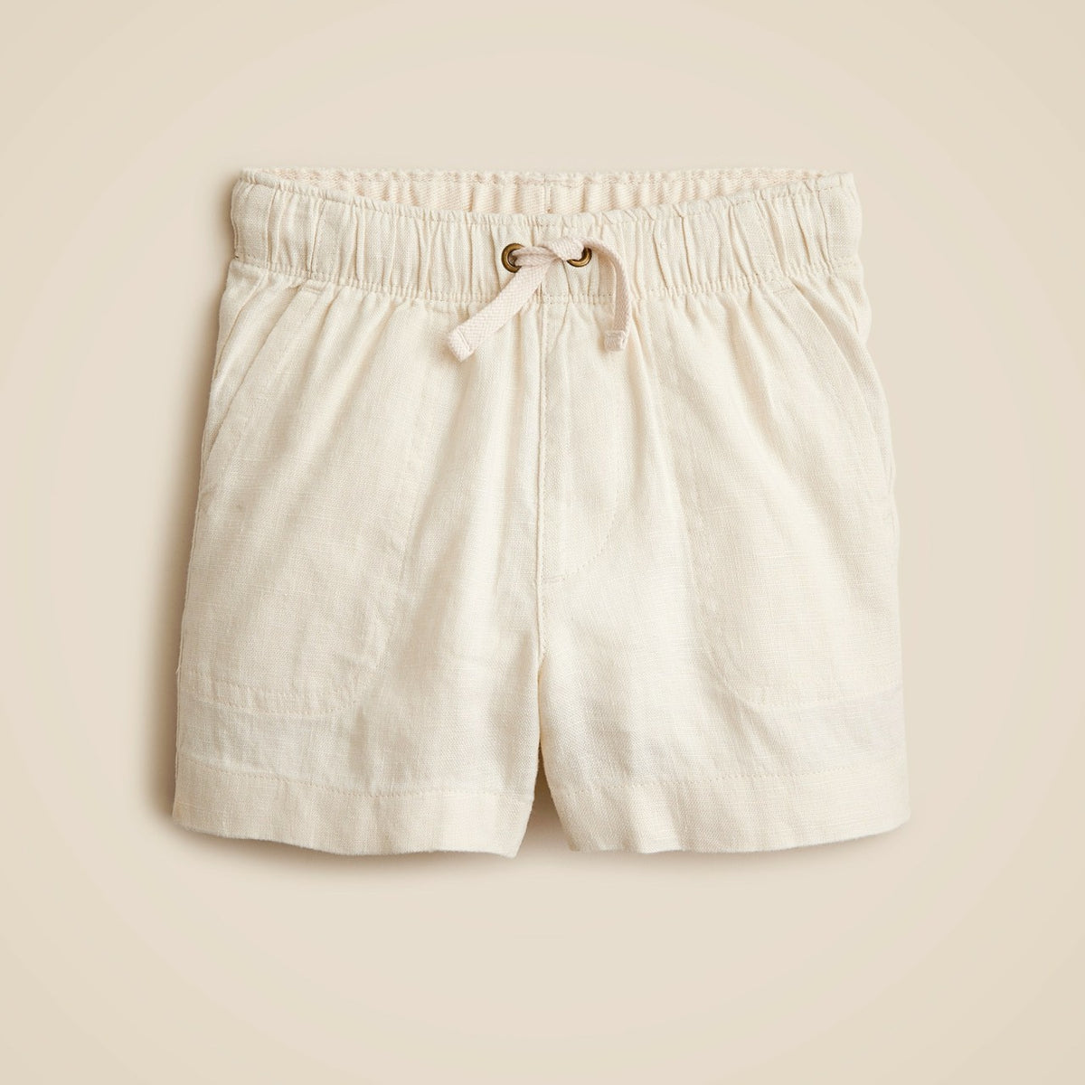 Kids Boys' linen-blend dock short - J.Crew