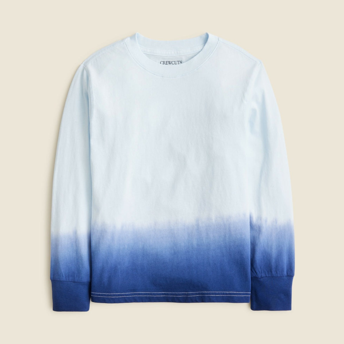 Kids Kids' long-sleeve ombre tie-dye T-shirt - J.Crew