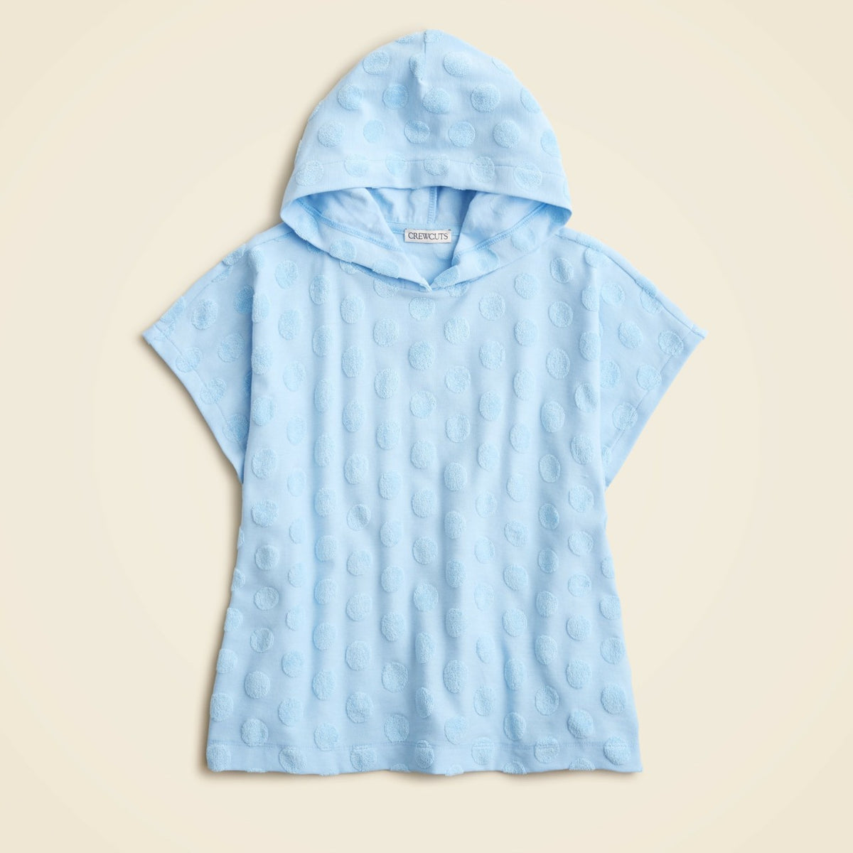Kids Girls' hooded tunic in polka-dot cotton - J.Crew