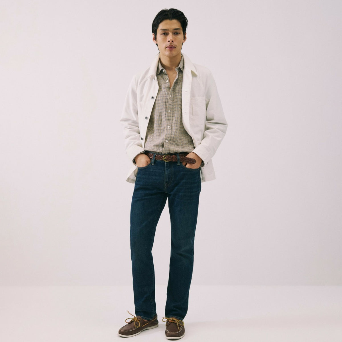 Men Cotton oxford chore jacket - J.Crew
