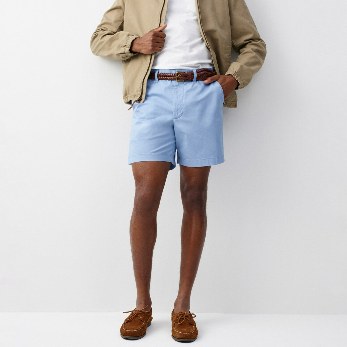 Men 7" Portsider stretch chino short - J.Crew