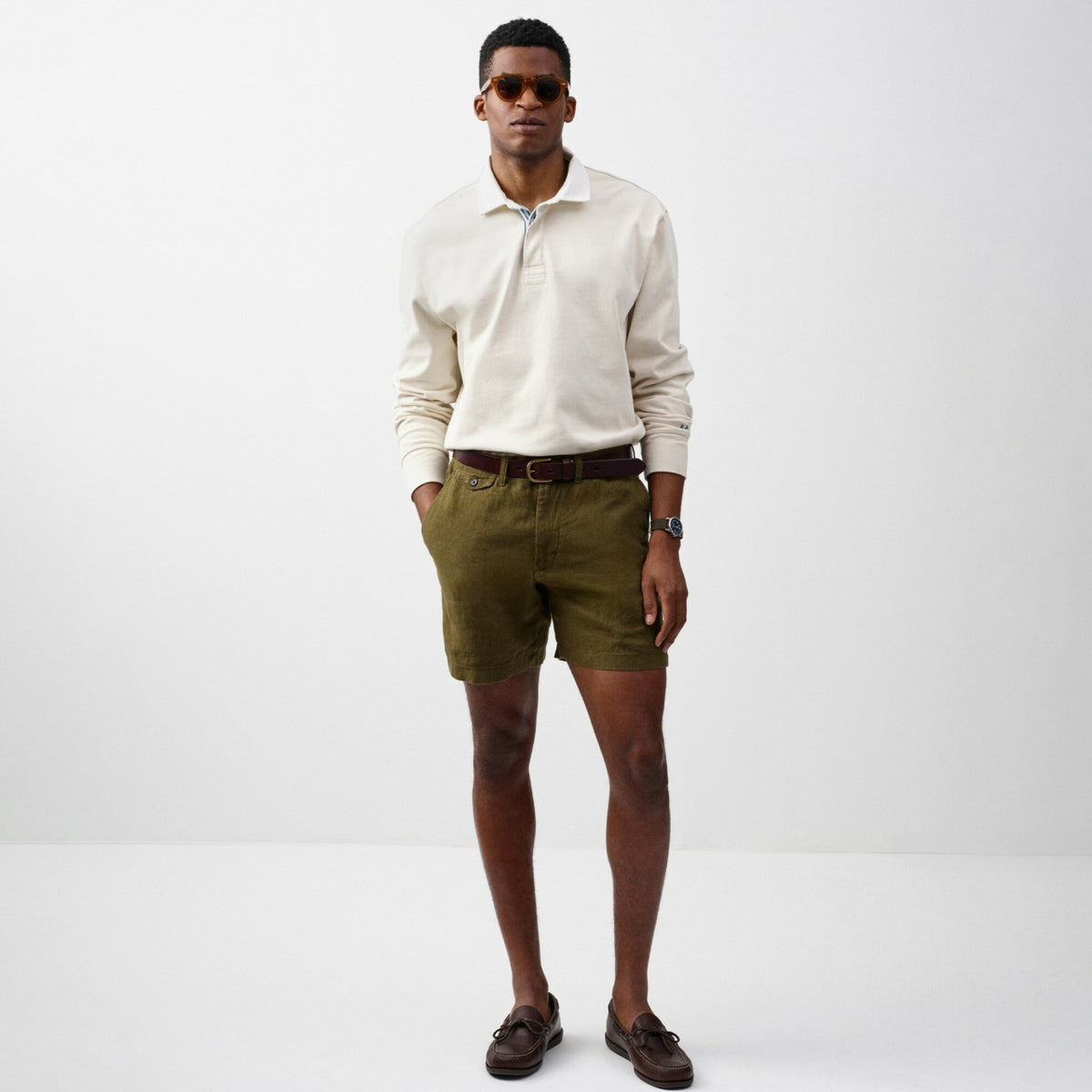 Men 7" linen short - J.Crew
