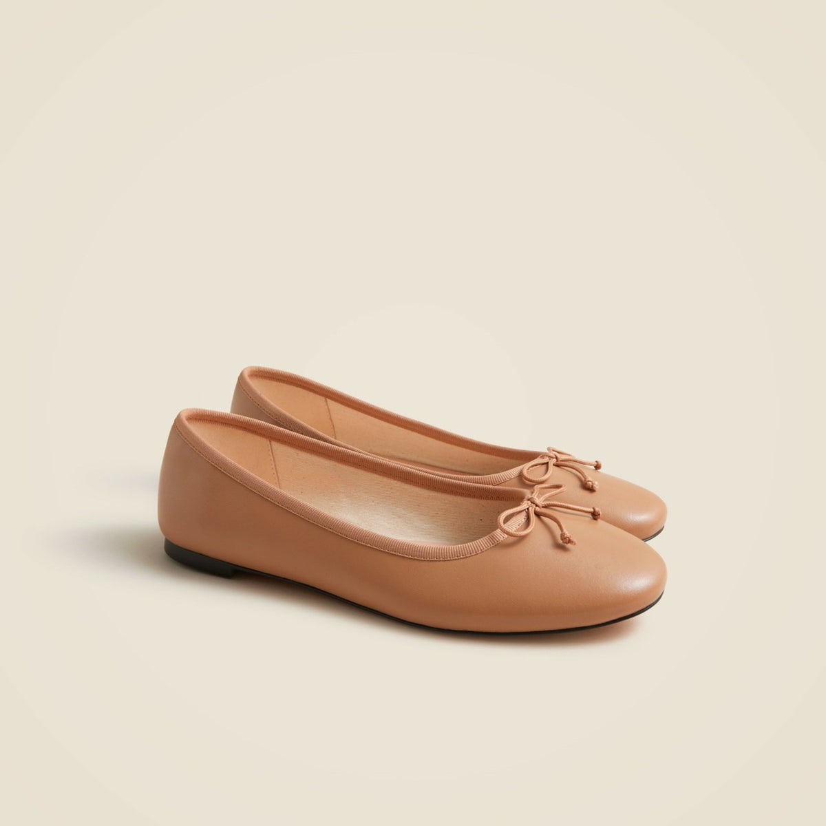 Women Andi ballet flats in leather - J.Crew