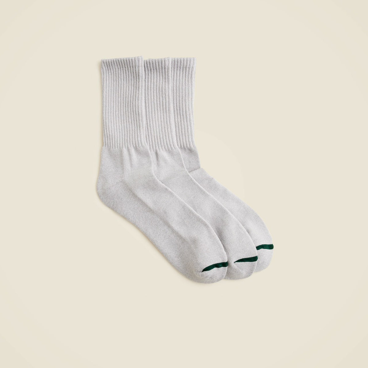 Men Athletic crew socks with COOLMAX® technology three-pack - J.Crew
