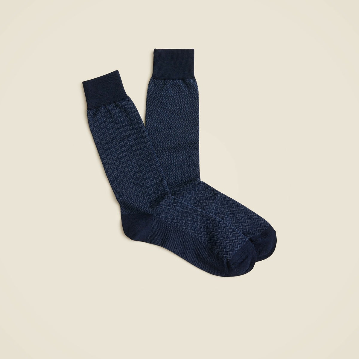 Men Dress socks in herringbone - J.Crew