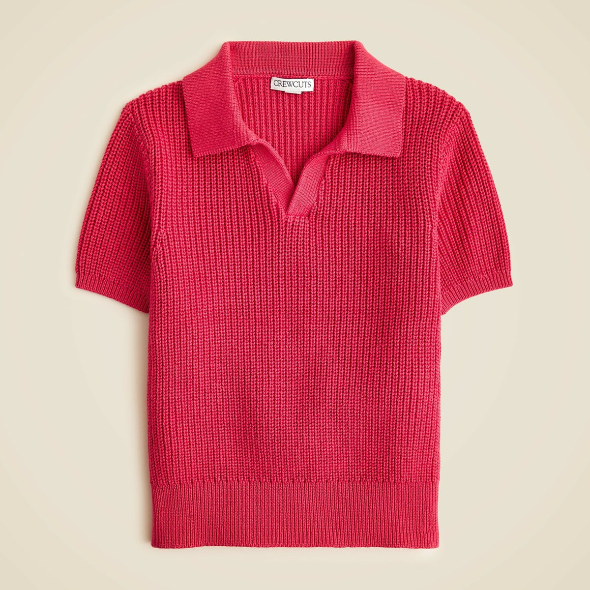 Kids Kids' short-sleeve johnny-collar sweater-polo - J.Crew
