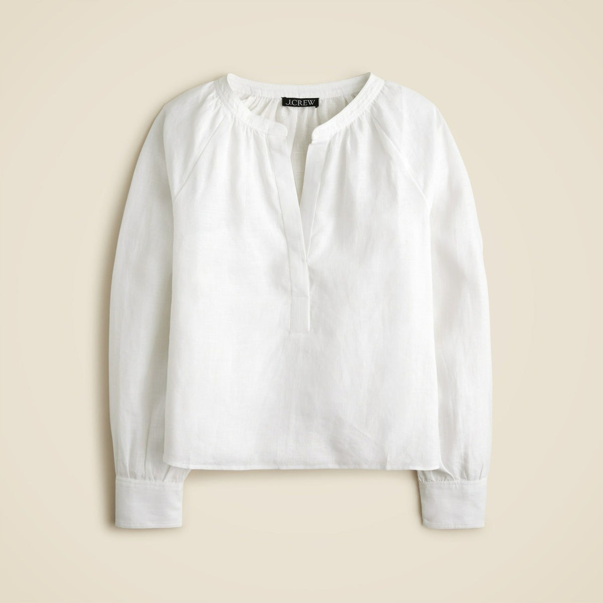 Women Cabana top in linen - J.Crew